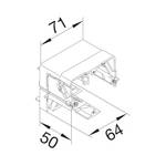 Hager GLT 5010 socket module C-profile information for frame cover universal