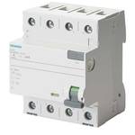 GROUND fault circuit breaker, 4-pole, type A, in: 63 A, 300 mA, UN AC 400V