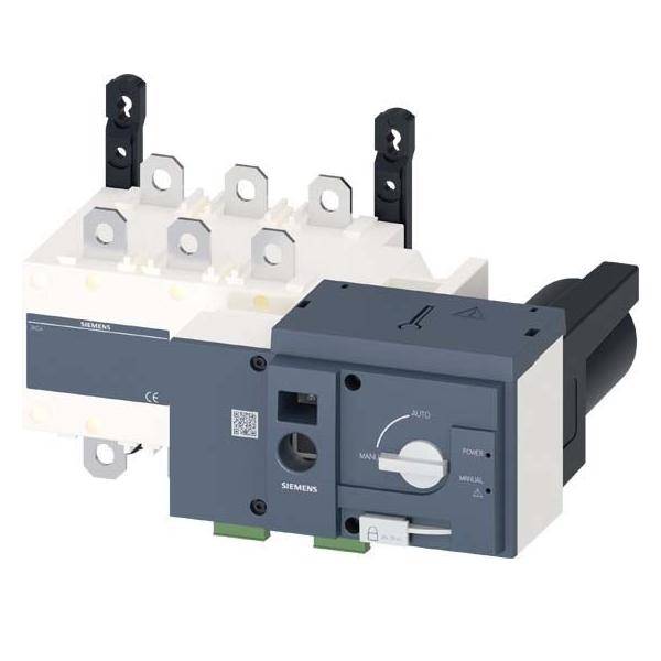 Power switch Black 3pin 250 A 4 changeovers, 3 makers 415 V AC