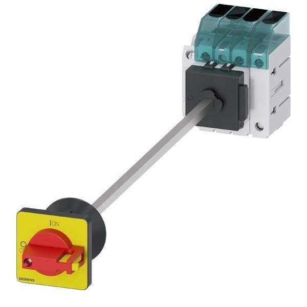 Circuit breaker Red, Yellow 4pin 16 mm² 25 A 1 maker, 1 breaker 690 V