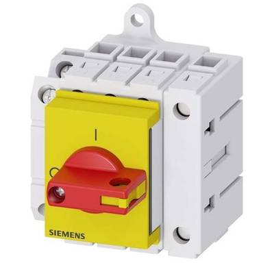 Circuit breaker   Red, Yellow 4-pin 16 mm² 63 A 1 maker, 1 breaker 690 V AC  Siemens 3LD34301TL13