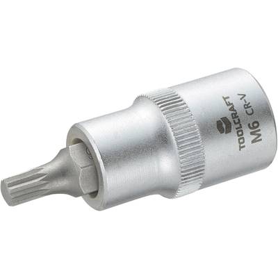 TOOLCRAFT 816086 XZN socket Bit 6 mm 1/2" (12.5 mm)
