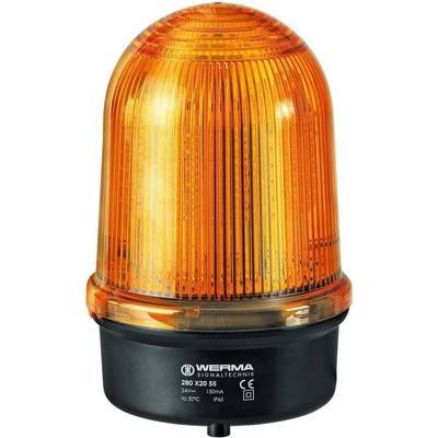 Werma Signaltechnik Light LED 280.350.60 280.350.60  Yellow Flash 230 V AC 
