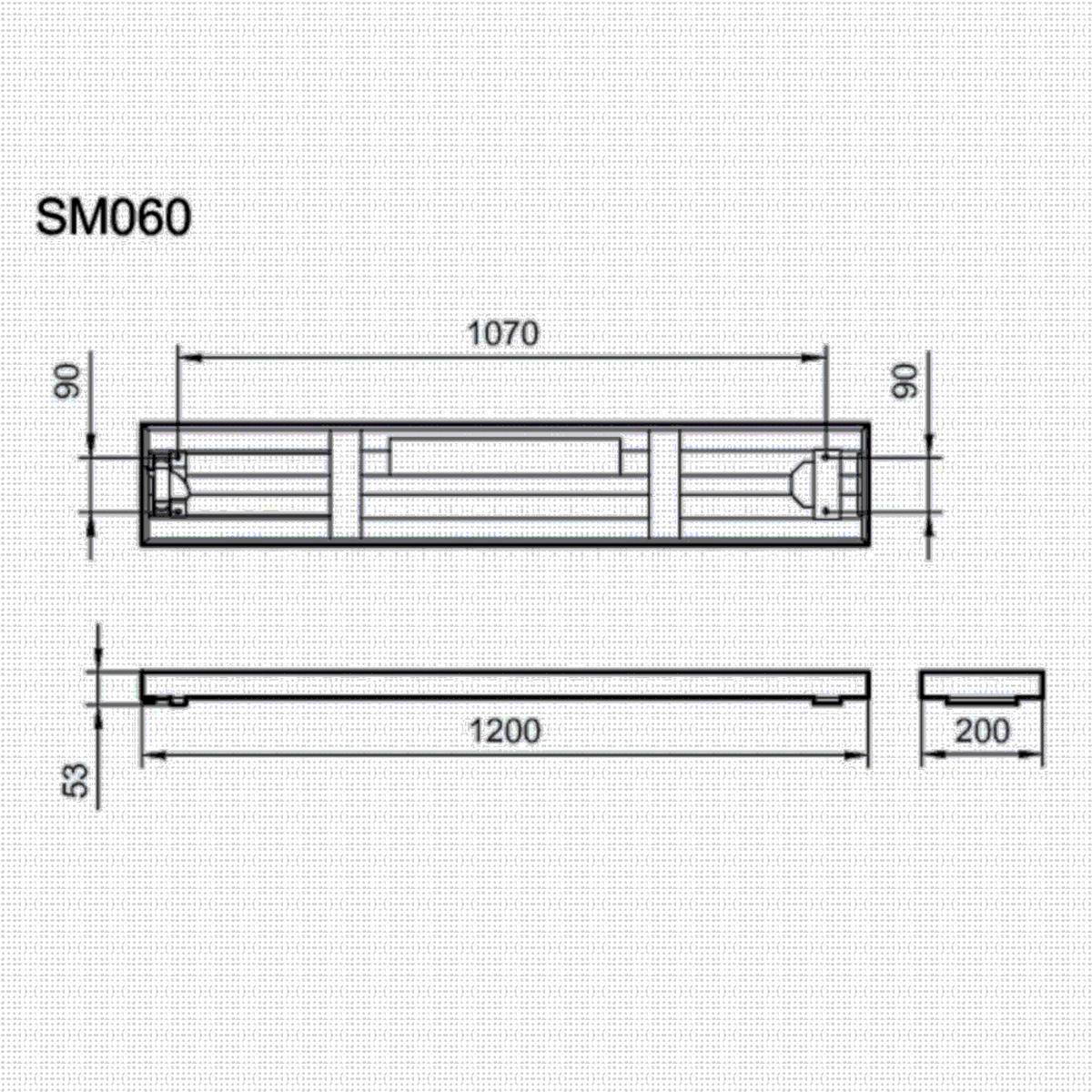 Philips LED 35039400 Ledinaire SM060C LED ceiling light LED (monochrome) 34 W White-1