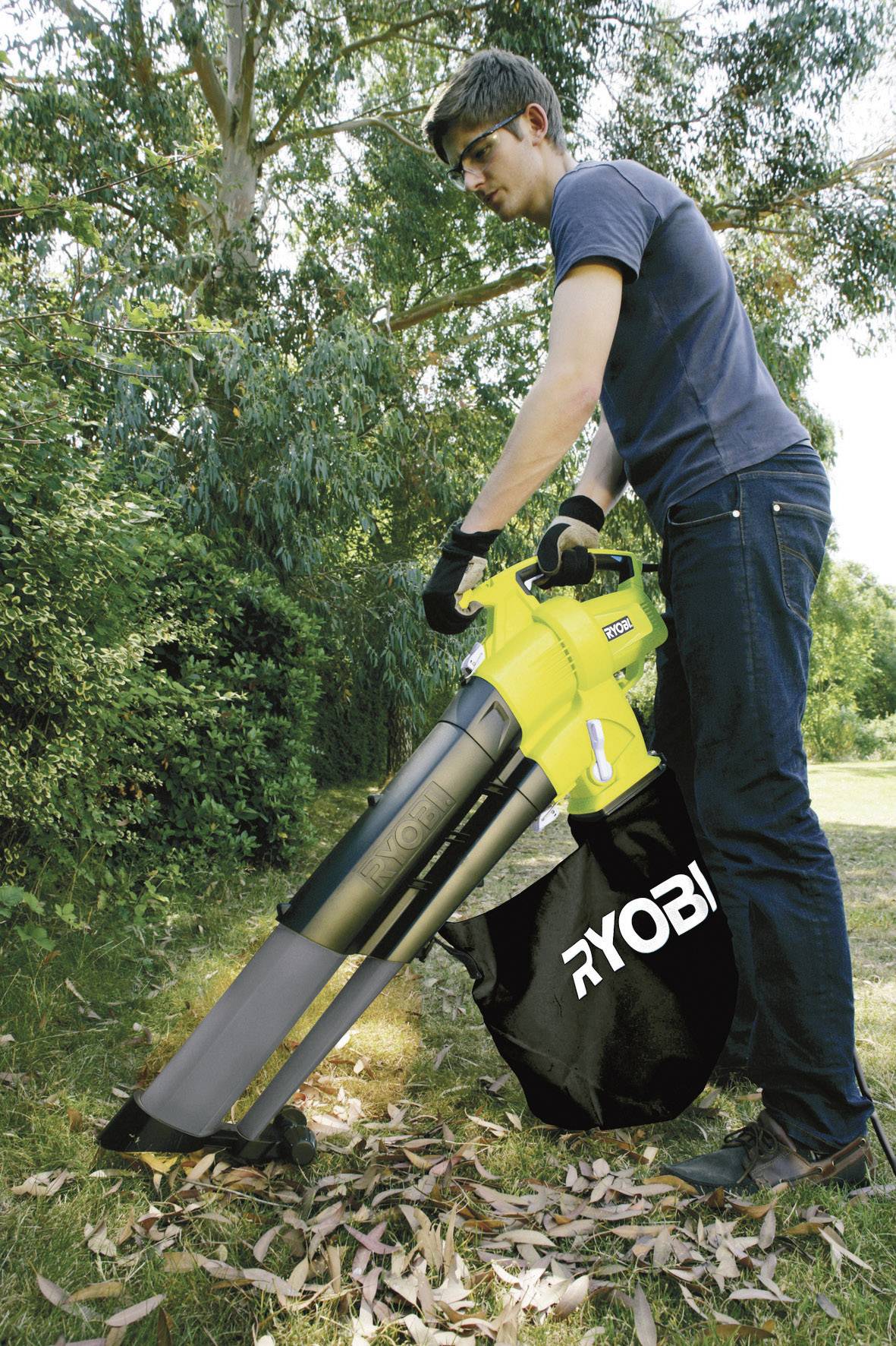 Ryobi RBV2800S Electric Leaf Blower Vacuum | Conrad.com
