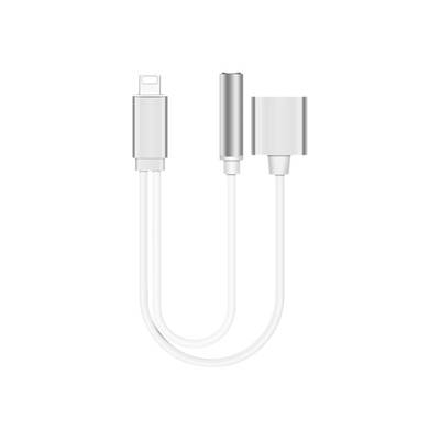 beafon Apple iPad/iPhone/iPod Cable [1x Apple Dock lightning plug - 1x Apple dock lightning socket, Jack socket 3.5 mm] 