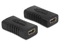 Delock 65505 HDMI Adapter [1x HDMI socket D Micro - 1x HDMI socket D Micro] Black gold plated connectors-2