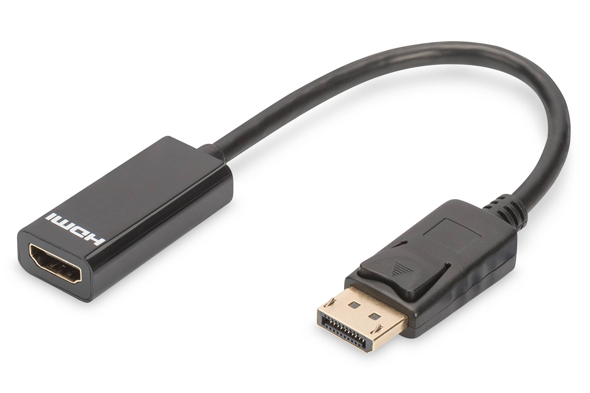 Creep beslutte øst Digitus AK-340400-001-S DisplayPort / HDMI Adapter [1x DisplayPort plug -  1x HDMI socket] Black 15.00 cm | Conrad.com