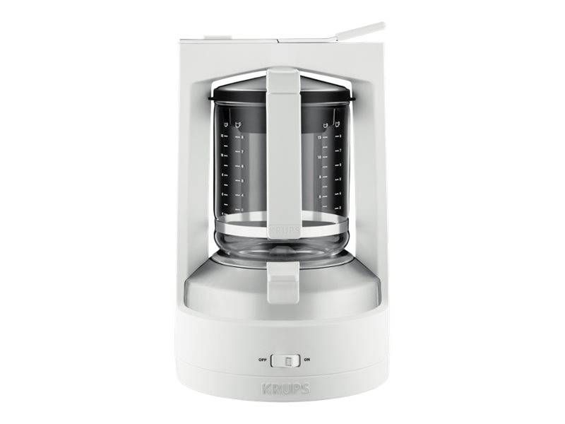 Krups KM468210 Coffee maker White Cup volume=12 incl. pressure brew unit-2