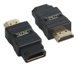 LINDY 41231 HDMI Adapter [1x HDMI plug - 1x HDMI socket] Black-3