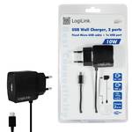 LogiLink USB charger with Micro USB cable