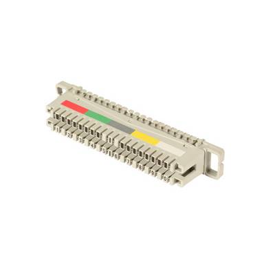 EFB Elektronik 46006.1F LSA-pins series 2 Terminal strip 2/10, with color code 10 double wires  Content: 1 pc(s)