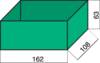 Hünersdorff Assortment case insert (L x W x H) 162 x 108 x 63 mm No. of compartments: 1 Content 1 pc(s)