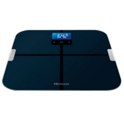 Medisana BS 440 connect Smart bathroom scales 40423 Digital Weight range=180 kg Black ITO sensors-1