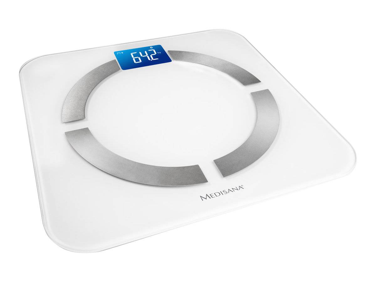 Smart bathroom scales Medisana BS 430 connect Weight range=180 kg White-1