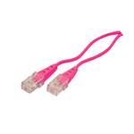 Shiverpeaks BASIC-S ISDN connection cable, RJ45 plug on RJ45 plug, round cable, 4-wire, magenta 2 m