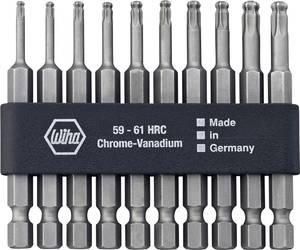 Wiha  32804 Bit set 10-piece Star socket Ball head