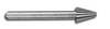 Donau Elektronik 1681 Burr Pointed arch Product size (Ø) 6 mm Shank diameter 3 mm