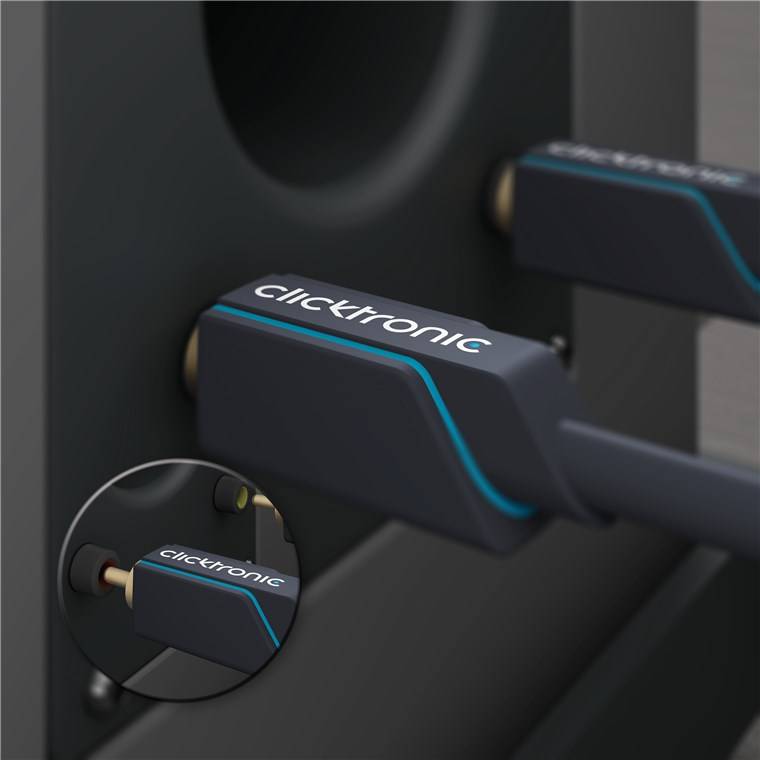 clicktronic 70380 RCA stereo (R/L) Audio/phono Cable [2x RCA plug (phono) - 2x RCA plug (phono)] 3 m Grey OFC core-2