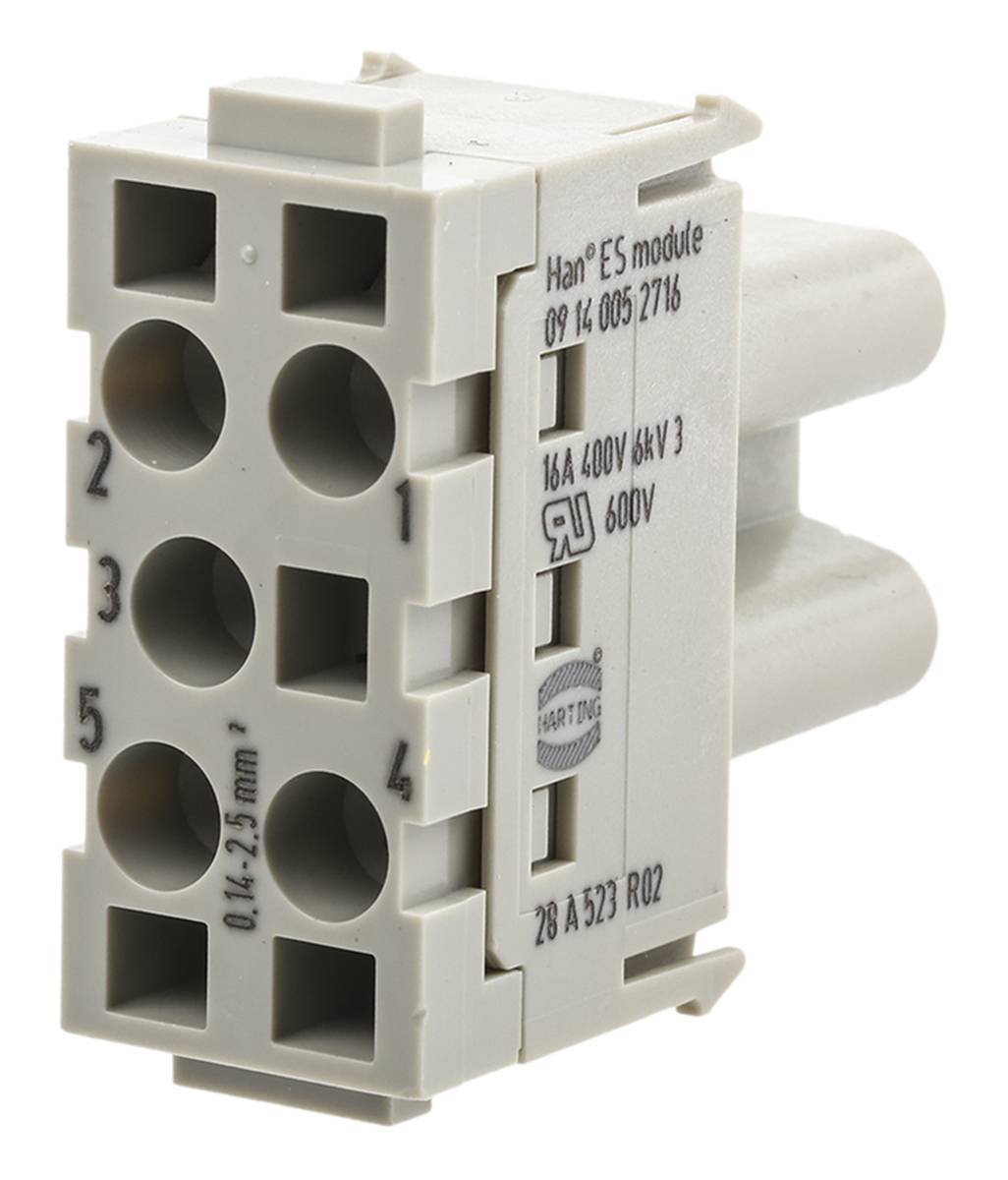 Es modules. HARTING Han Modular. Модуль 17 конт Han-Modular 0,14-2,5 вилка. Han 05/0-f. Модуль 99.01.0.024.09.