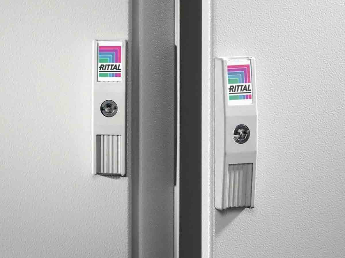 Rittal TS 8611.370 Verriegelungselement Metall Lichtgrau 1 St. RAL 7035 