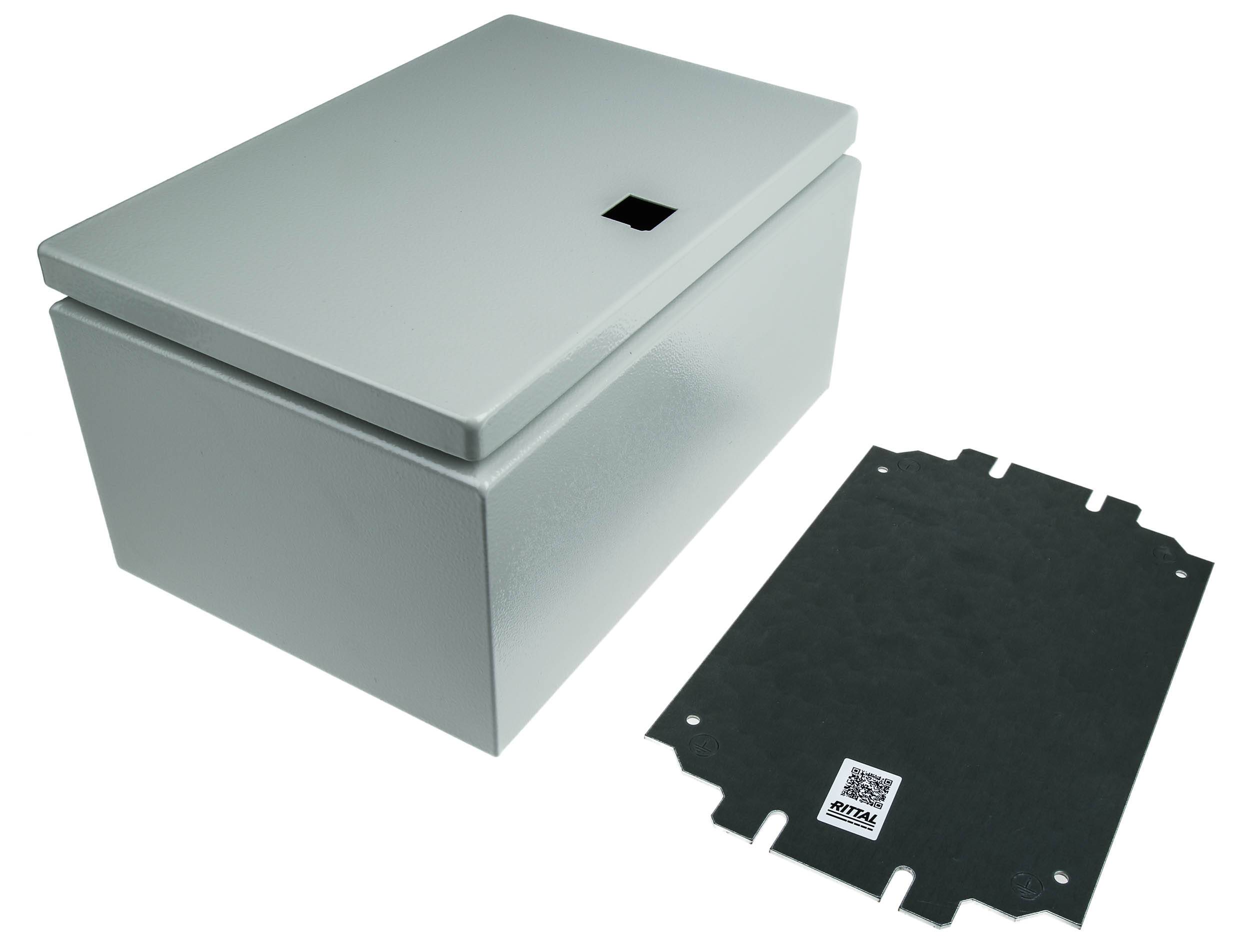 Rittal KX 1574.000 Fitting bracket, Wall-mount enclosure 200 x 300 x 155  Steel plate Grey-white (RAL 7035) pc(s)