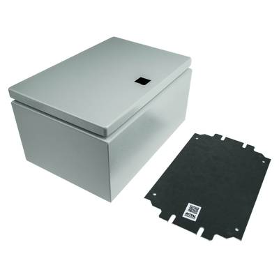 Rittal KX 1574.000 Fitting bracket, Wall-mount enclosure 200 x 300 x 155 Steel plate Grey-white (RAL 7035) 1 pc(s) 