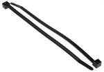 Cable ties 150x4.6 mm, heat resistant, black