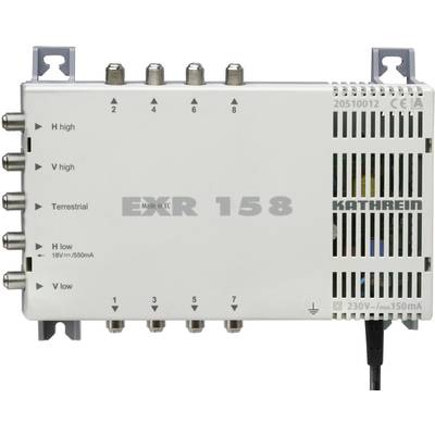 Kathrein EXR 158 SAT multiswitch Inputs (multiswitches): 5 (4 SAT/1 terrestrial) No. of participants: 8