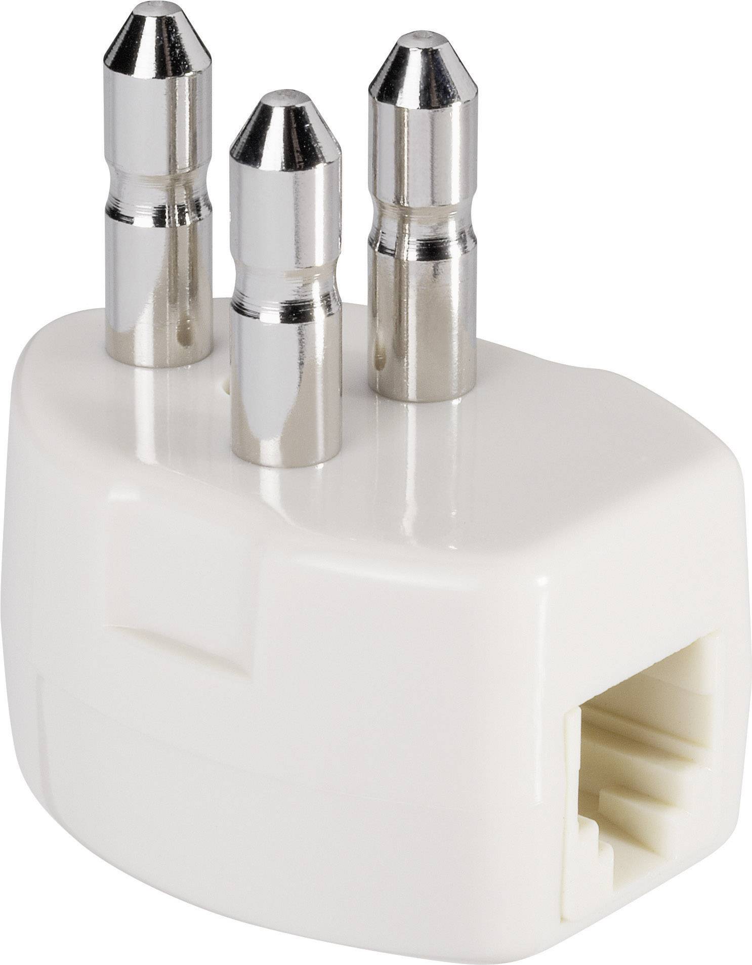 Phone Adapter [1x Landline plug (Italy) 1x RJ11 6p4c socket] 0.00 m White