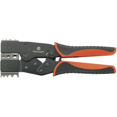 TOOLCRAFT 2-i-1 818644 Crimper  Insulated blade terminals, Cable lugs, Butt connectors    