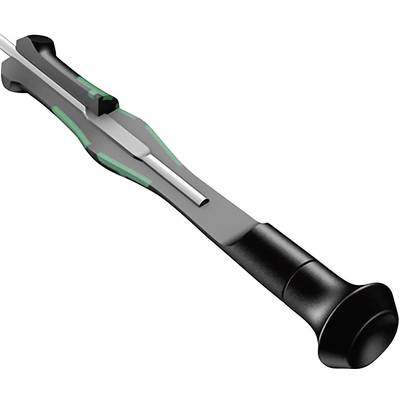 A black and green medical instrument with a handle, likely a surgical tool for precision work.