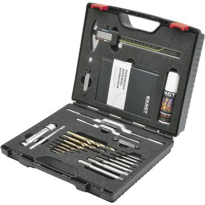 Exact 70543 Tap tool kit 22-piece HSS-E metric M3, M4, M5, M6, M8, M10, M12