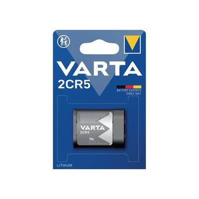 Varta LITHIUM Cylindrical 2CR5 Bli 1 Camera battery 2CR5 Lithium 1400 mAh 6 V 1 pc(s)