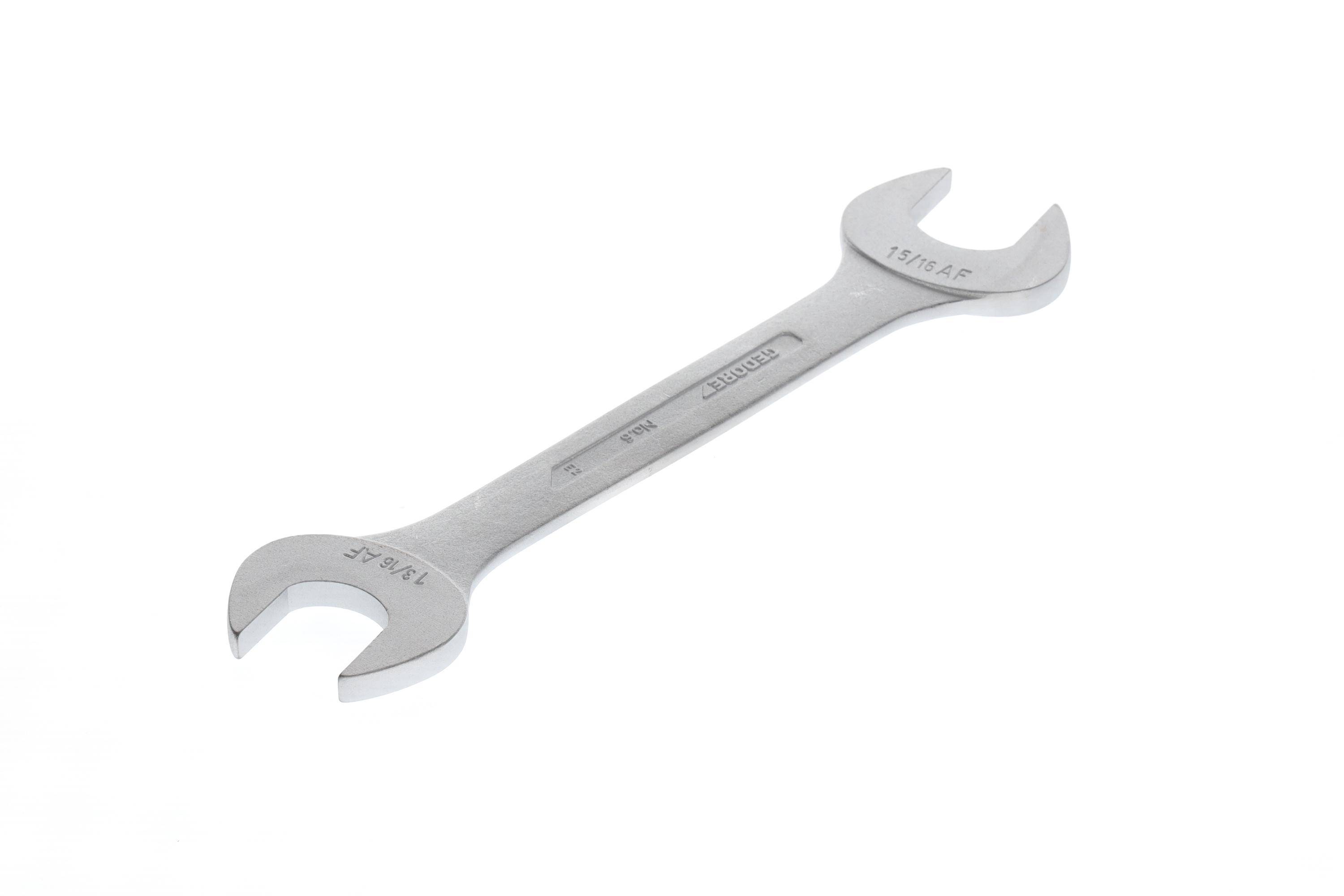 Gedore 6072310 6 1.3/16X1.5/16AF Double-ended open ring spanner Spanner size (inches) 1 3/16" - 1 5/16"-2