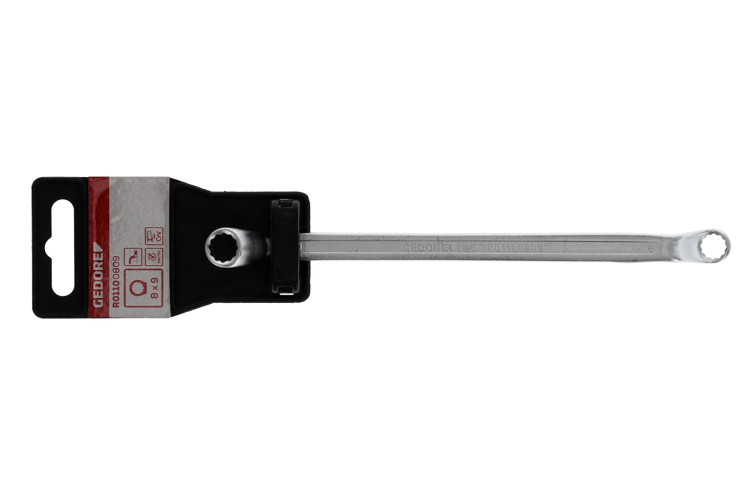 Gedore RED 3300902 R01100809 Double-ended box wrench Spanner size (metric) 8 - 9 mm-2