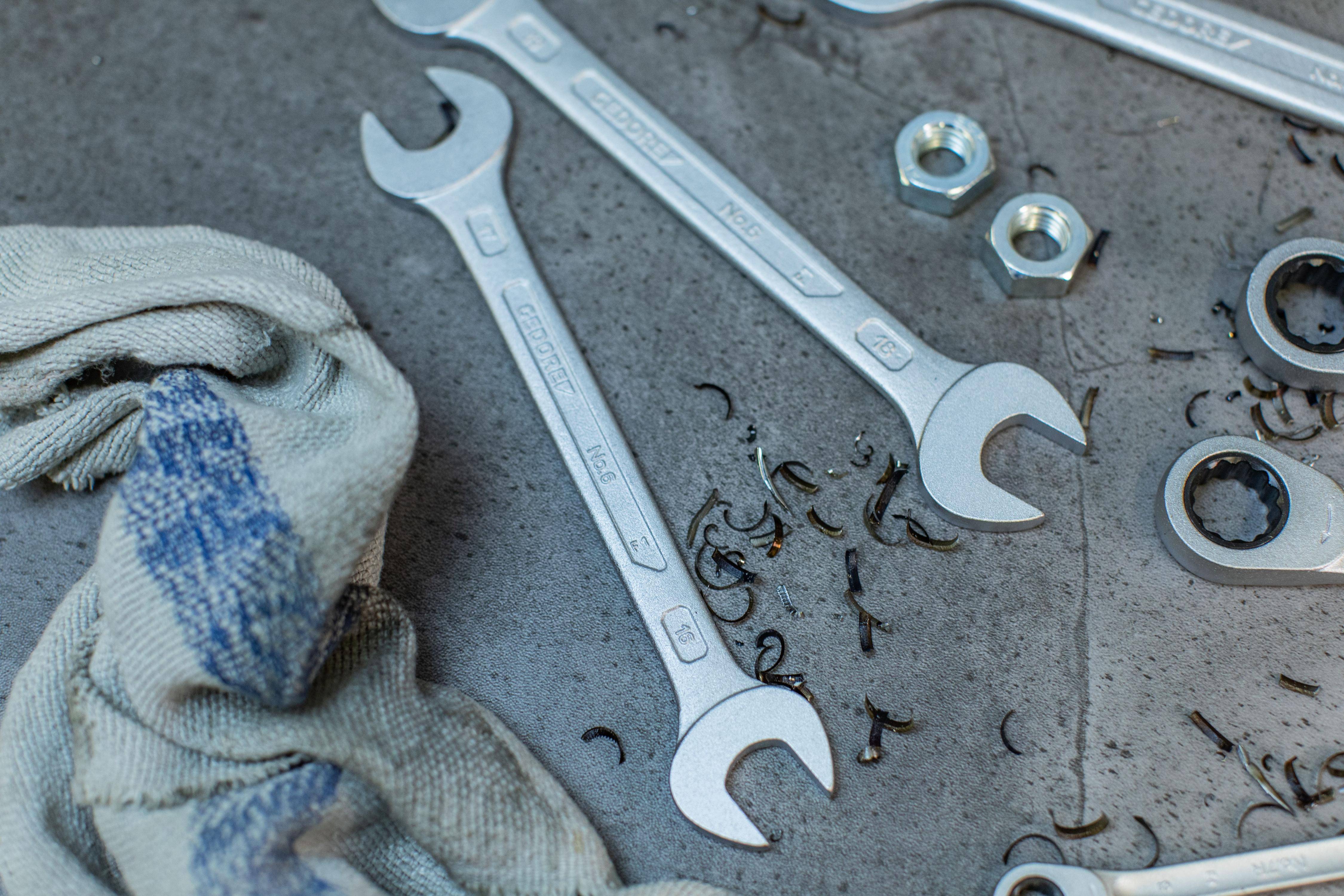 Gedore 6072580 6 1.1/4X1.3/8AF Double-ended open ring spanner Spanner size (inches) 1 1/4" - 1 3/8"-3