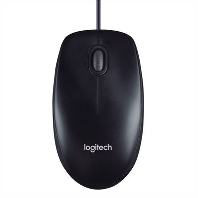Buy Logitech M100 Mouse USB Optical Black 3 Buttons 1000 dpi | Conrad ...