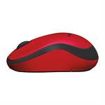 M220 SILENT wireless mouse, 2.4 GHz with USB receiver, 1000 DPI Optical Tracking, up to 18 months battery life, for left and right-handed people, for PC, Mac, laptop, red