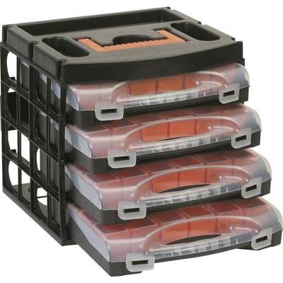 Alutec Sortimentskasten-Set  Assortment case set (L x W x H) 322 x 279 x 297 mm No. of compartments: 16 variable compart