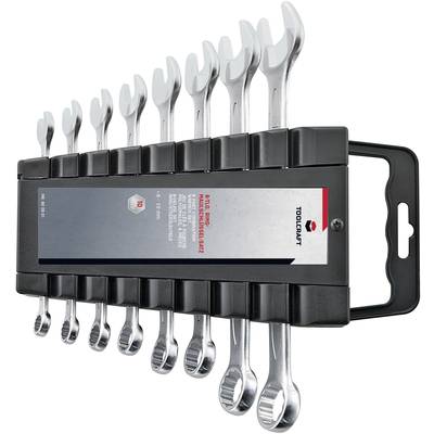 TOOLCRAFT 820901  Crowfoot wrench set 8-piece 8 - 19 mm  