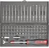 TOOLCRAFT HT02183 820952 Bit set 75-piece Slot, Allen, One-way clutch, Tri-Wing, TORQ, XZN socket, Pozidriv, Phillips, Star