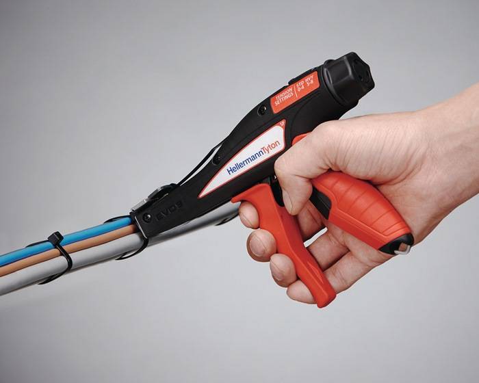 HellermannTyton EVO9 Cable tie gun EVO 9 Red, Black