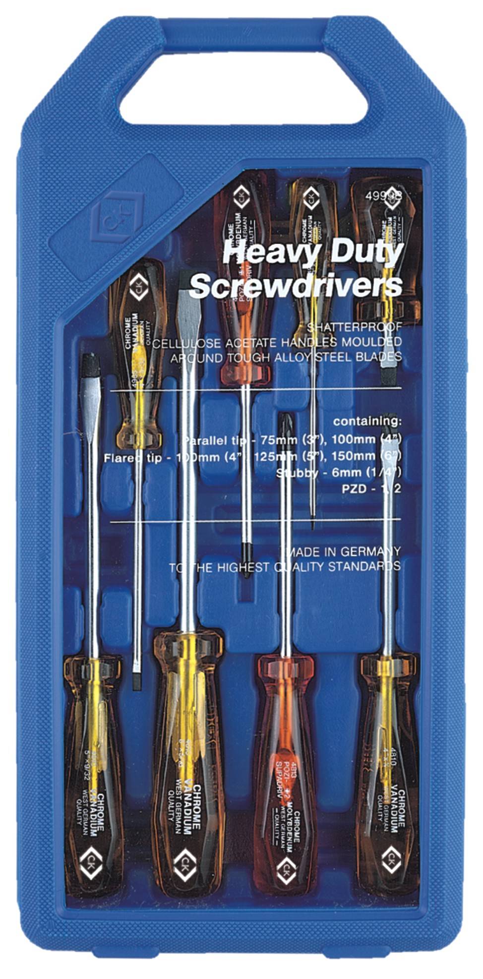 C K Tools T4810 06 Classic Slotted Flared Tip Screwdriver C K Tools T4810 06 Classic Slotted Flared Tip Screwdriver