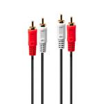 Lindy Premium audio cable (Cinch), plug/plug, 10 m
