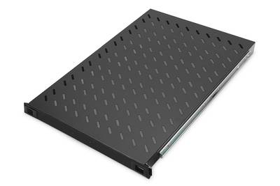 Digitus DN-19 TRAY-2-1000SW 19 inch 1 U Retractable Suitable for (cabinet depths): 1000 mm Black-5