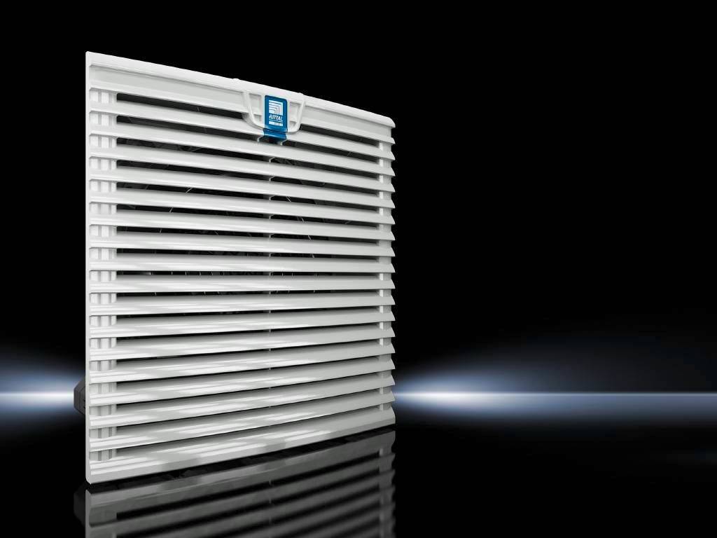 Rittal SK 3238.124 Fan and filter dust resistant Grey-white (RAL 7035) (L x W x H) 148.5 x 148.5 x 148.5 mm 1 pc(s)-3