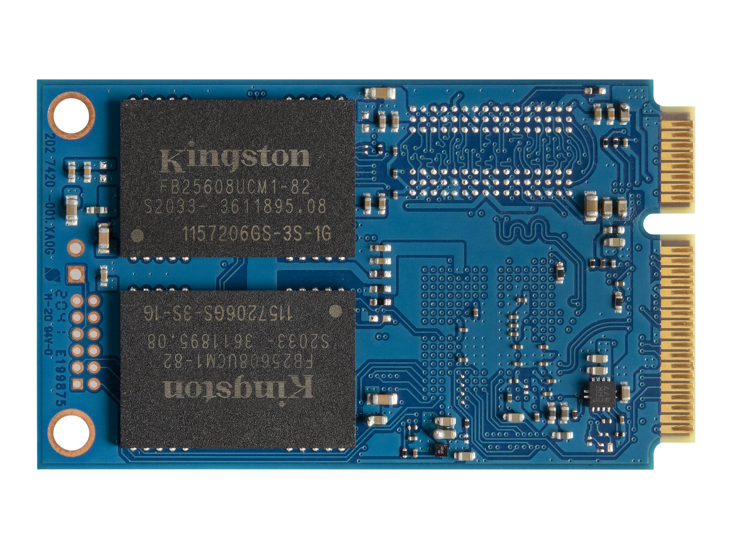 Kingston 256 GB Internal mSATA SSD SATA 6 Gbps Retail SKC600MS/256G-6