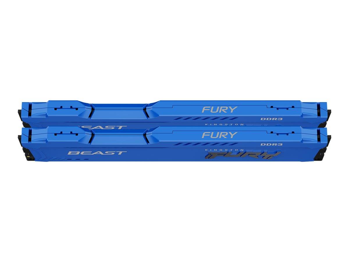 Kingston FURY Beast PC RAM kit DDR3 8 GB 2 x 4 GB Non-ECC 1600 MHz 240-pin DIMM CL10 KF316C10BK2/8-3