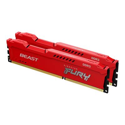 Kingston FURY Beast PC RAM kit DDR3 8 GB 2 x 4 GB Non-ECC 1600 MHz 240-pin DIMM CL10 KF316C10BRK2/8-1